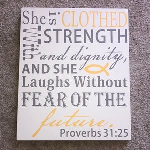 Sign from Hobby Lobby